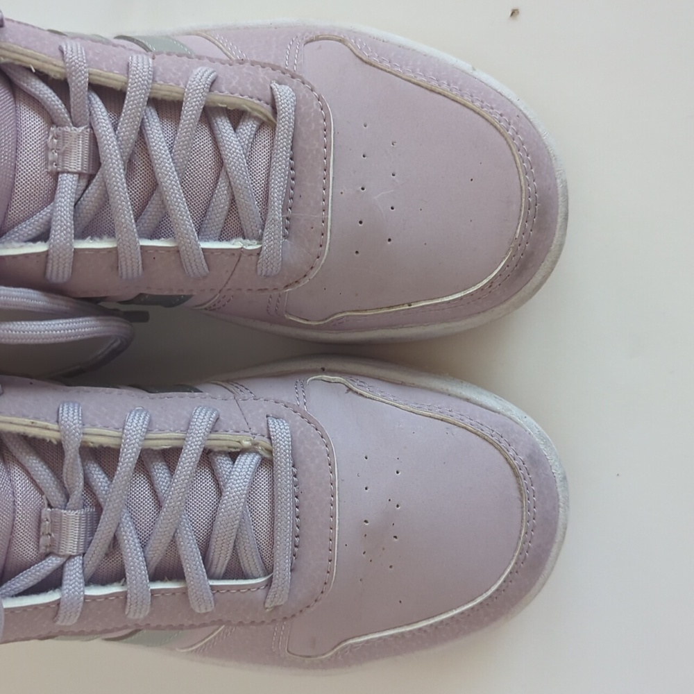Adidas High Tops Kids Size 3 - Picture 2 of 10